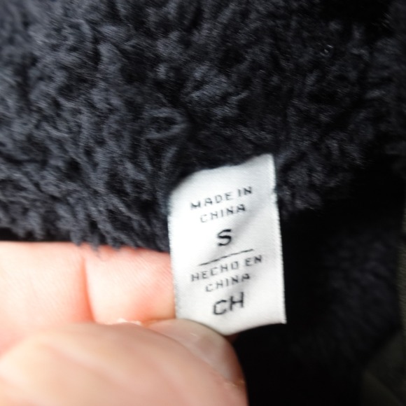 NEW Levis Jacket Mens S Green Softshell Sherpa Fleece Lined Zip Trucker Coat NWT - Picture 10 of 16